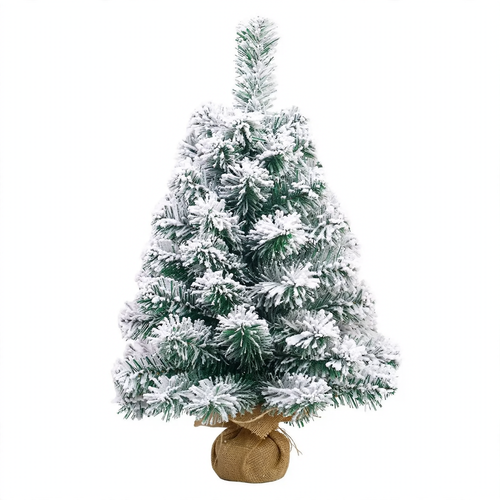 Artificial Mini Christmas Tree with Snow Effect