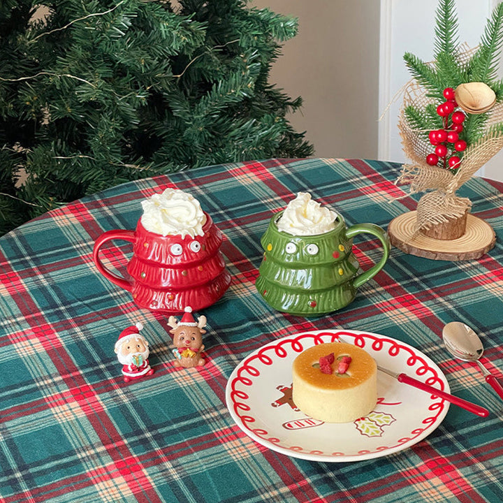 Creative Big Eyes Christmas Tree Mug | Bowlift