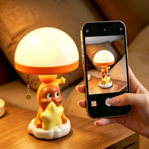 Sweet star character jellyfish light with color change