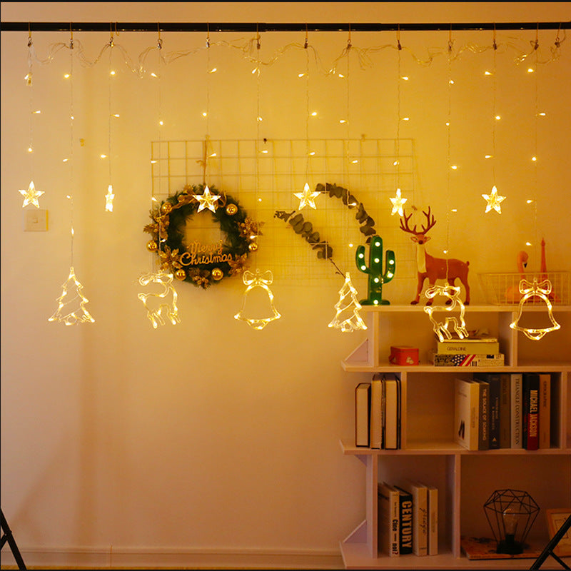 LED Christmas Curtain String Lights