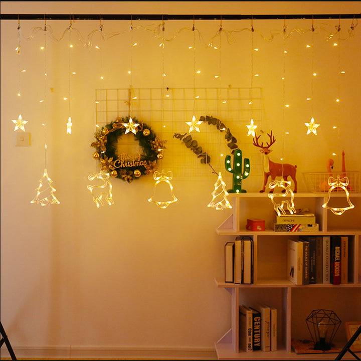 LED Christmas Curtain String Lights