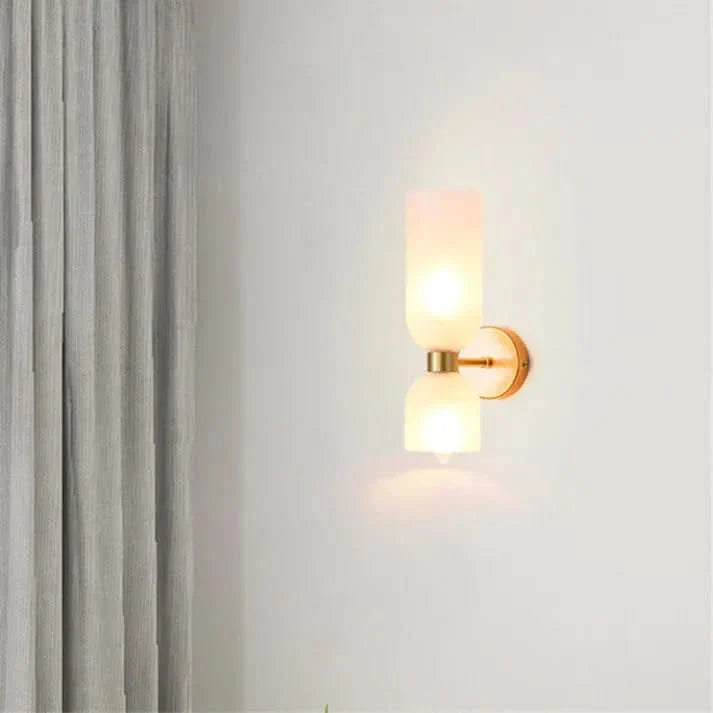 BowLift | Modern Double Glass Wall Light Fixture