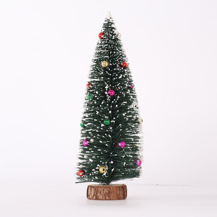 Mini Christmas tree with snow effect