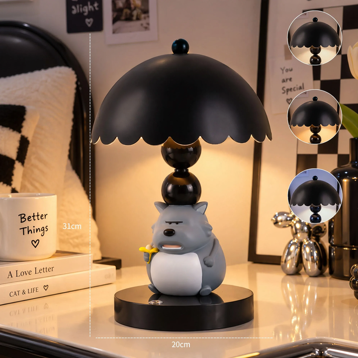 Cartoon table lamp ZHTJ038, touch-controlled, dimmable