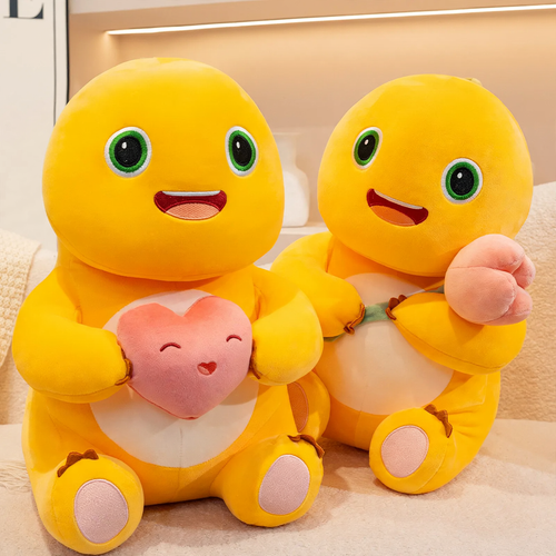 Plush dragon figure with accessories