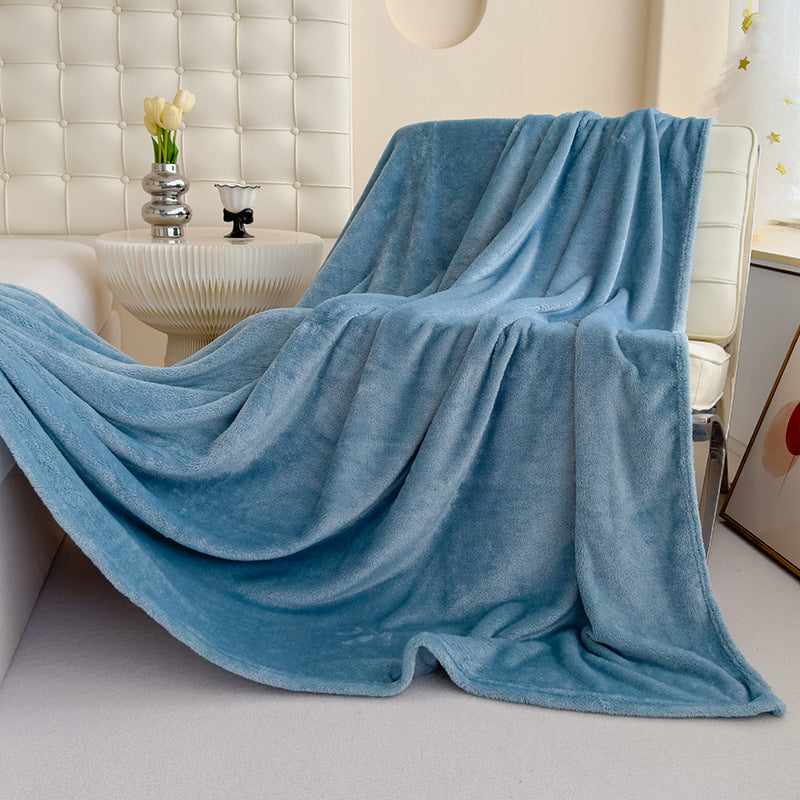 Versatile cuddle blanket made of soft polyester