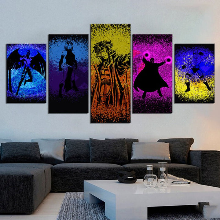 X-Men Characters - Canvas Wall Art Painting | Bowlift