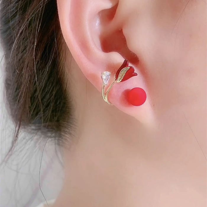 BowLift | Tulip Flowers Versatile Earrings