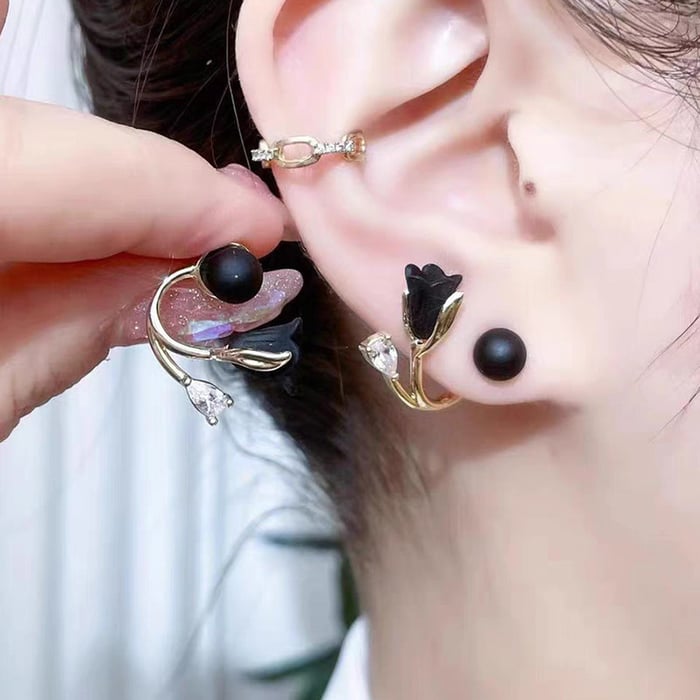 BowLift | Tulip Flowers Versatile Earrings