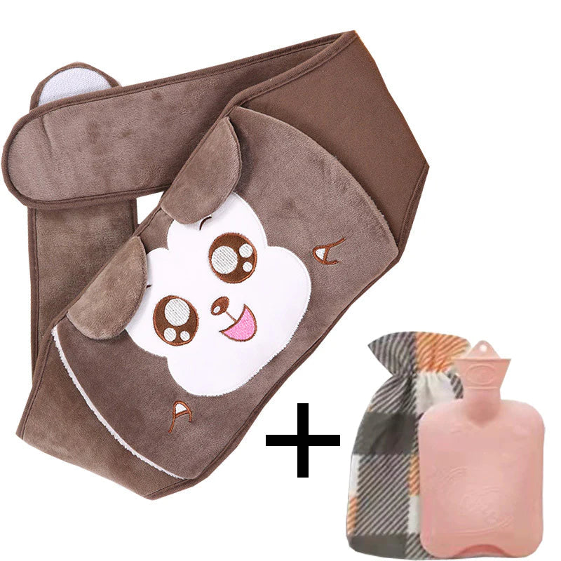BowLift | Refillable Plush Hot Water Bottle Belt