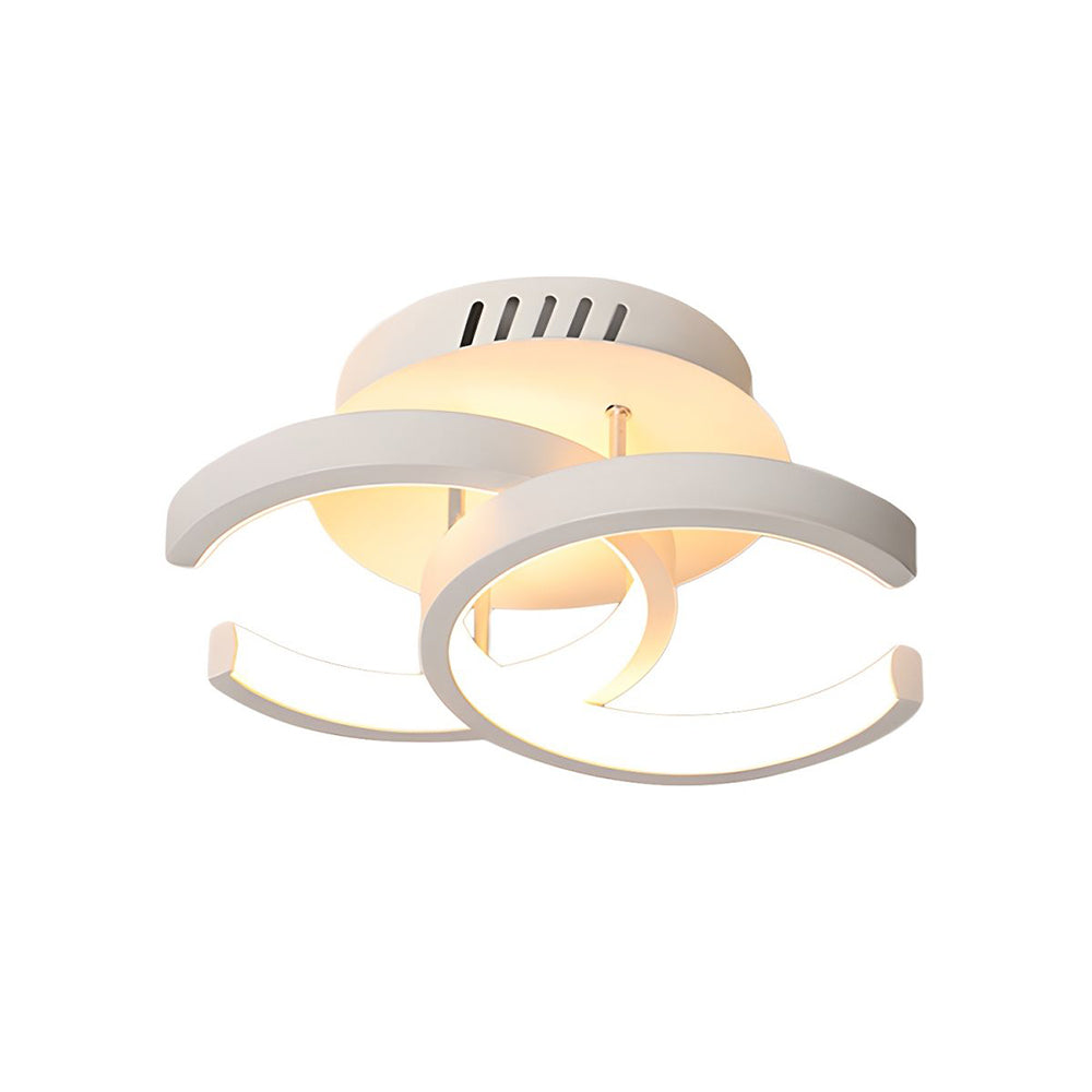 BowLift | Ceiling Light with LED Black Metal Frame
