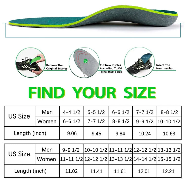 BowLift | Running Plantar Fasciitis Arch Support Orthotic Insoles