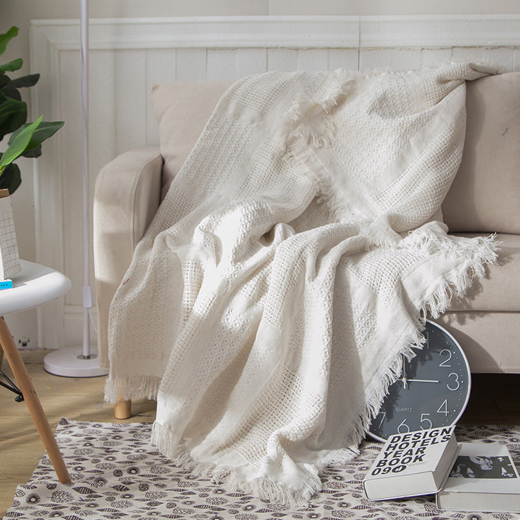 Cozy Woven Throw Blanket