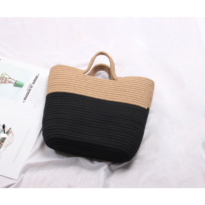 Spacious and Stylish Rattan Tote Bag Bowlift