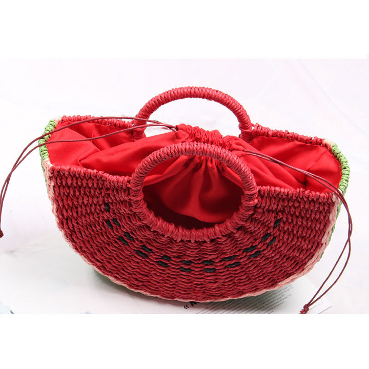 Handcrafted Basket Bag in Watermelon Design Bowlift