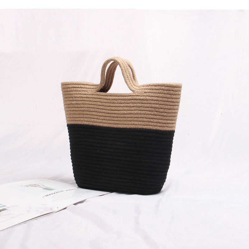 Spacious and Stylish Rattan Tote Bag Bowlift