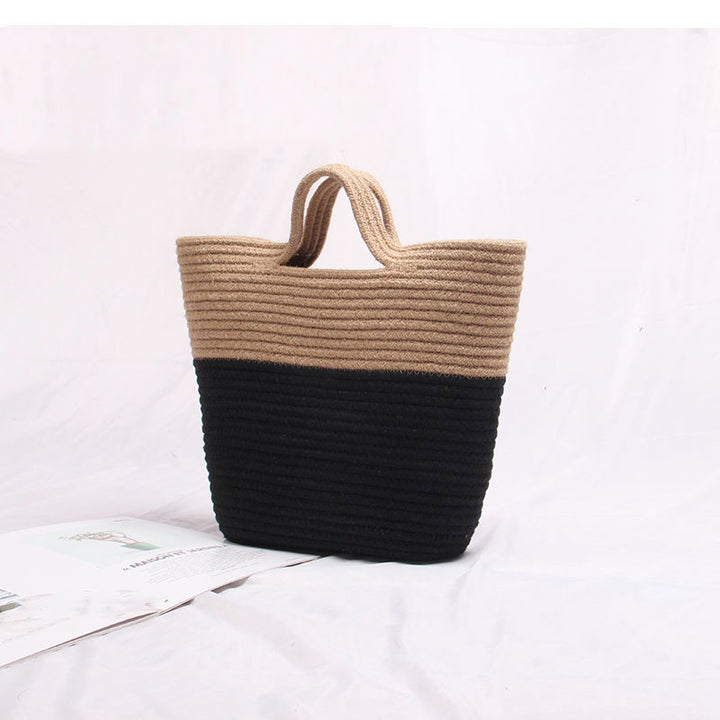 Spacious and Stylish Rattan Tote Bag Bowlift