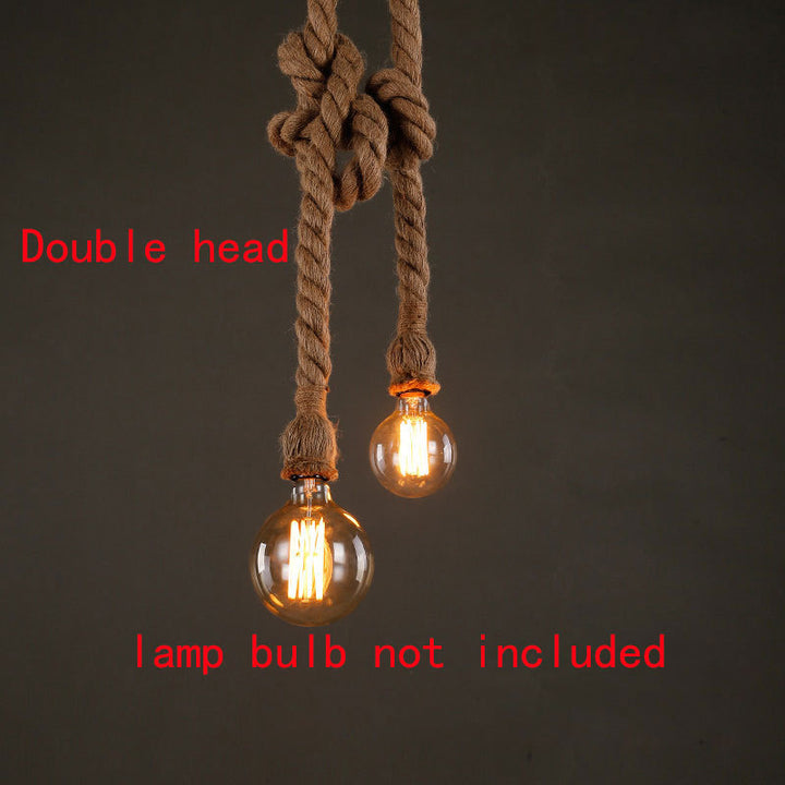 Rustic Rope Pendant Lighting