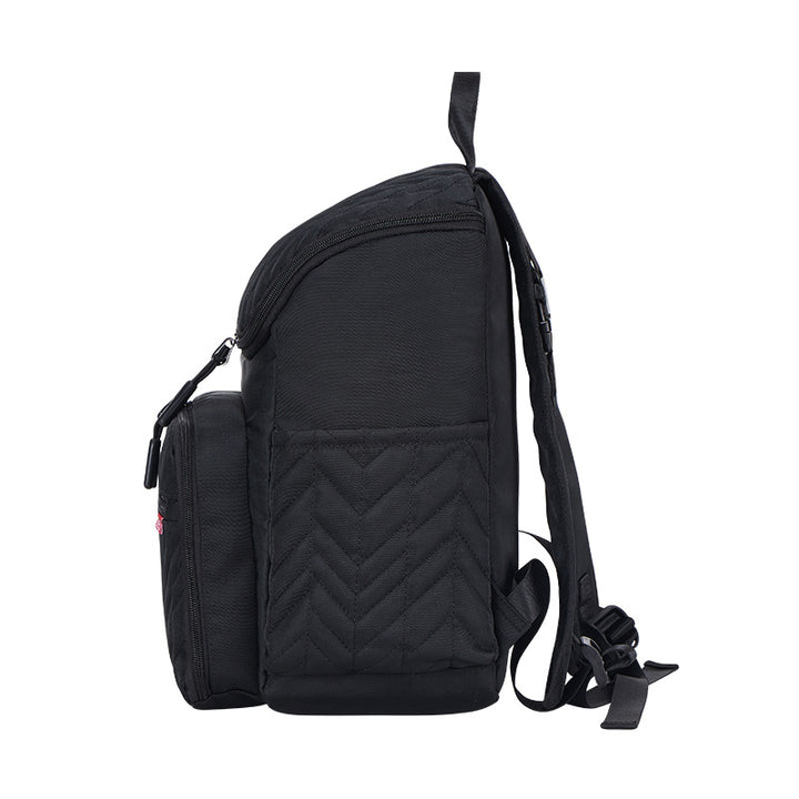 Chic Quilted Multi-Compartment Backpack Bowlift