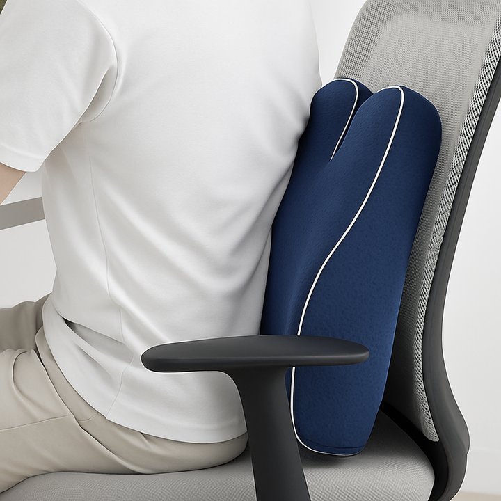 BowLift | Memory Foam Back Support Cushion for Office Chairs