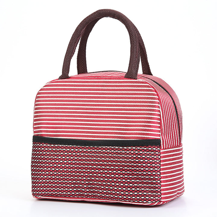 Cooling insulated bag with stylish striped pattern Bowlift