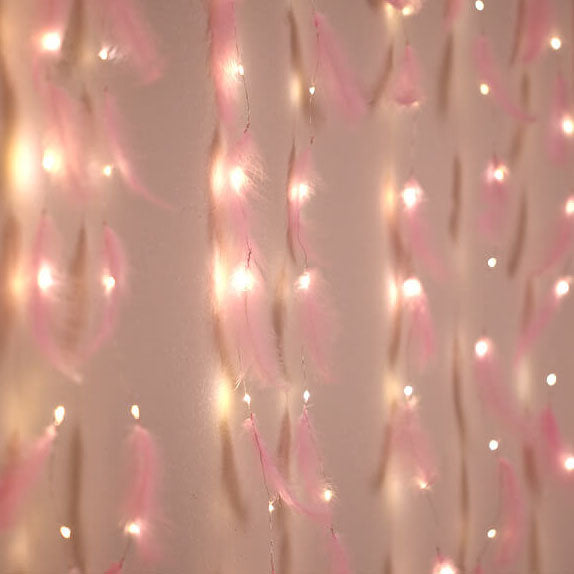 BowLift | Feather LED Atmosphere USB Remote Control Copper Wire Light String