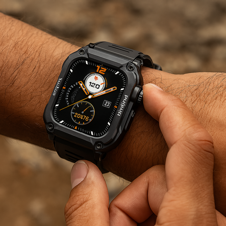 BowLift | Smartwatch Rugged Outdoor Fitness Tracker Black