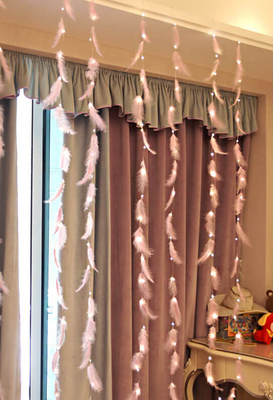 BowLift | Feather LED Atmosphere USB Remote Control Copper Wire Light String