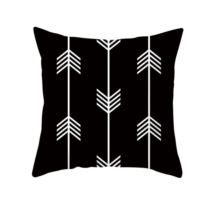 Decorative Tile-Pattern Throw Pillow Cover