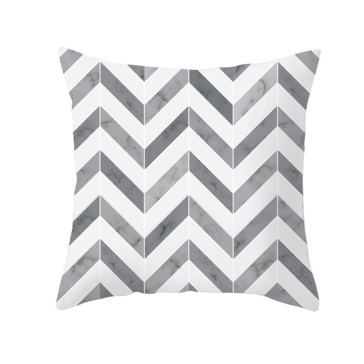 Decorative Tile-Pattern Throw Pillow Cover