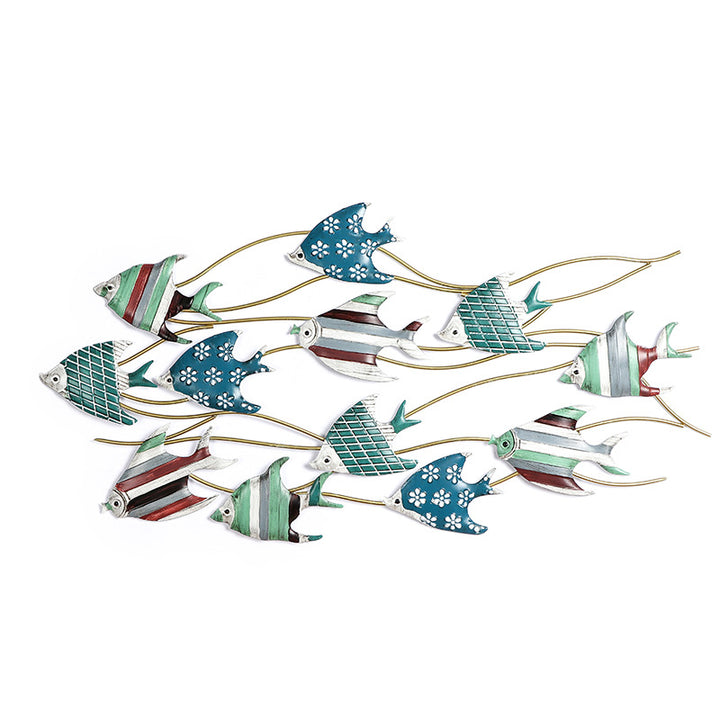 Decorative Metal Fish Wall Art Bowlift