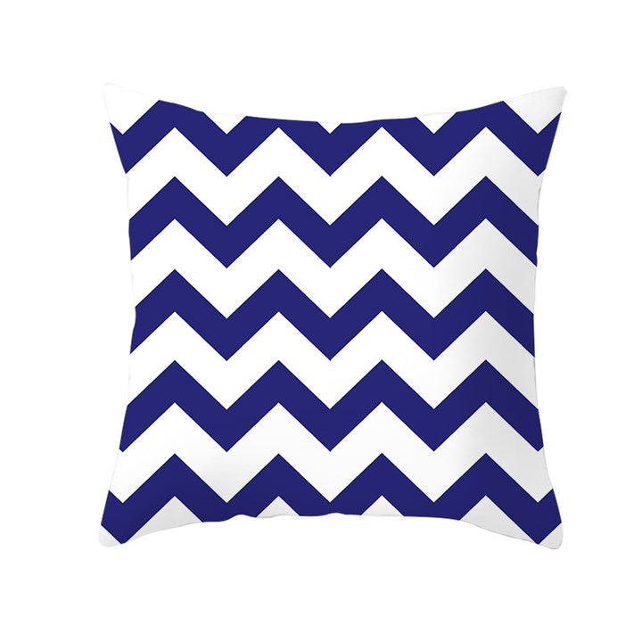 Decorative Tile-Pattern Throw Pillow Cover