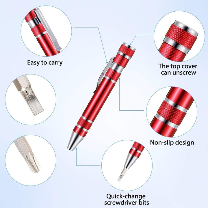 BowLift | Multi-Bit Mini Screwdriver – Compact Repair Tool Made of Aluminum Alloy