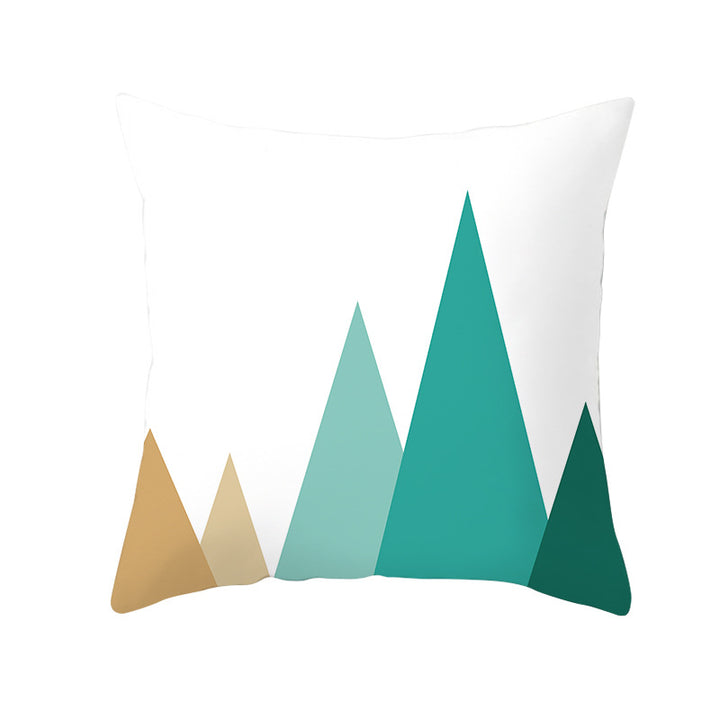 Decorative Tile-Pattern Throw Pillow Cover