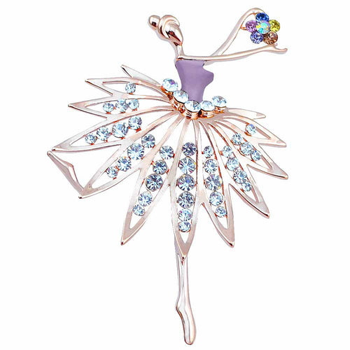 Artistic Ballerina-Inspired Brooch Bowlift