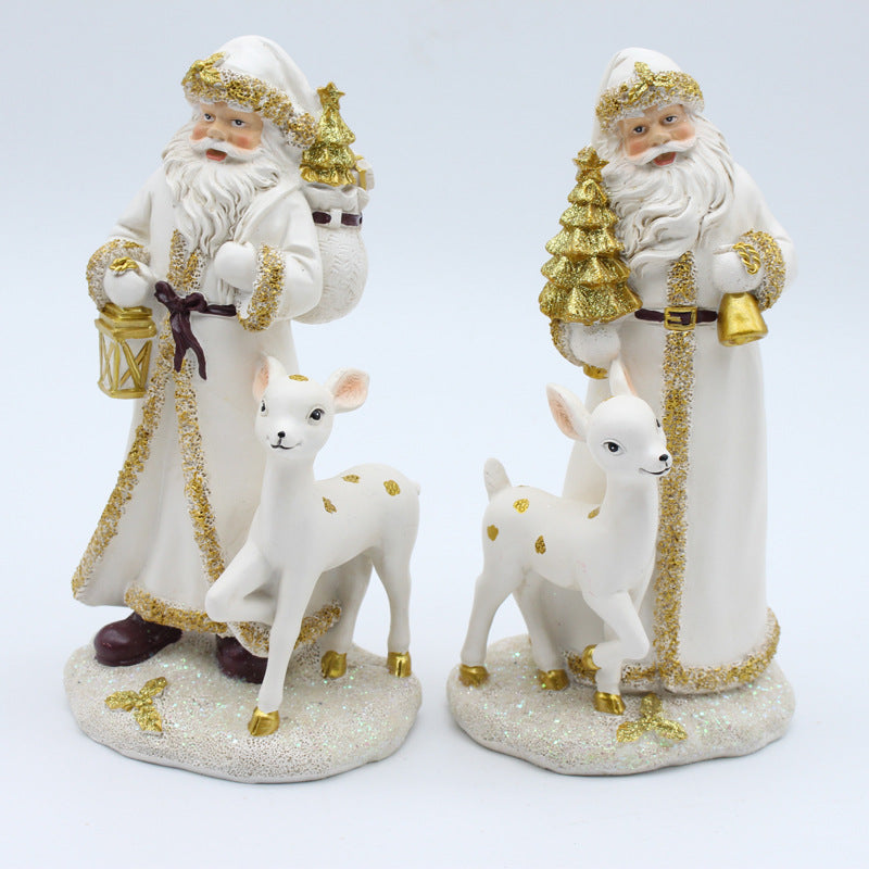 Decorative Santa Clfrom Figurine Set
