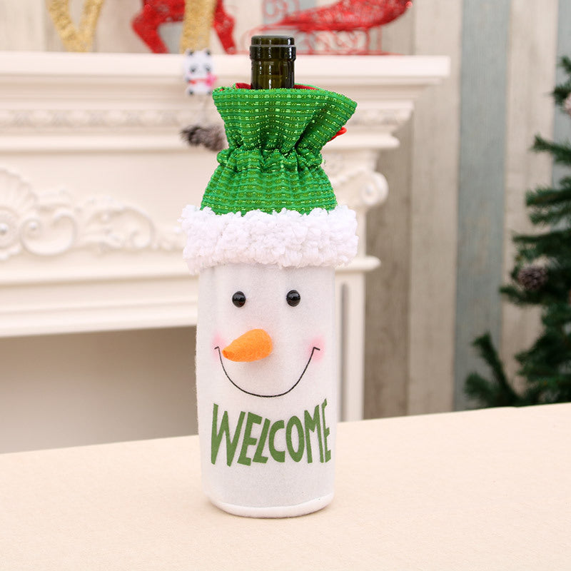 Festive Wine Bottle Cover Bowlift