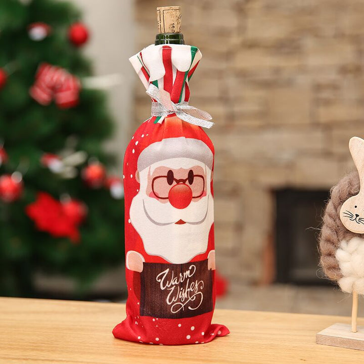 Christmas Wine Bottle Cover Bowlift