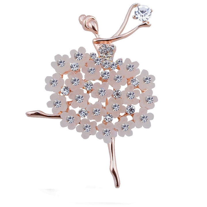 Ballet-Inspired Flower Brooch Bowlift