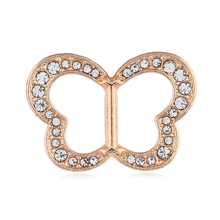 Decorative Rhinestone-Embellished Brooch Bowlift