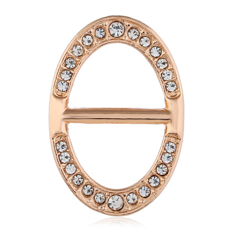 Decorative Rhinestone-Embellished Brooch Bowlift