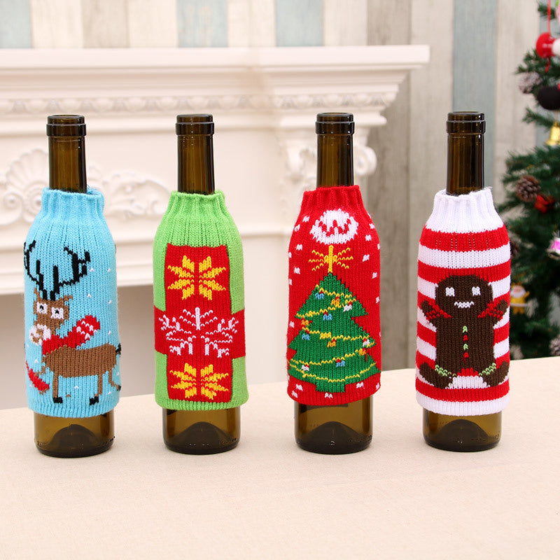 Decorative Wine Bottle Sweater Cover Bowlift