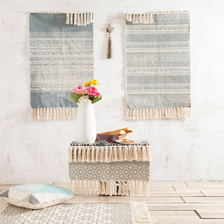 Geometric Pattern Decorative Area Rug Bowlift