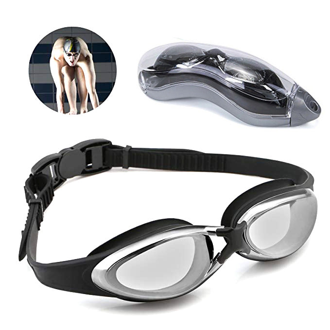 Swimming goggles with ergonomic design and UV protection Bowlift