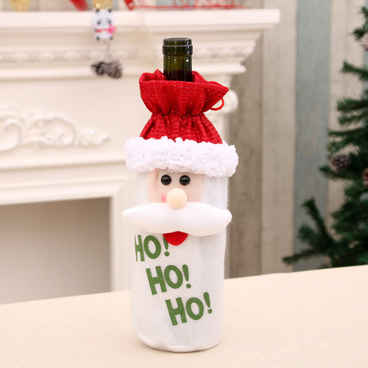 Festive Wine Bottle Cover Bowlift
