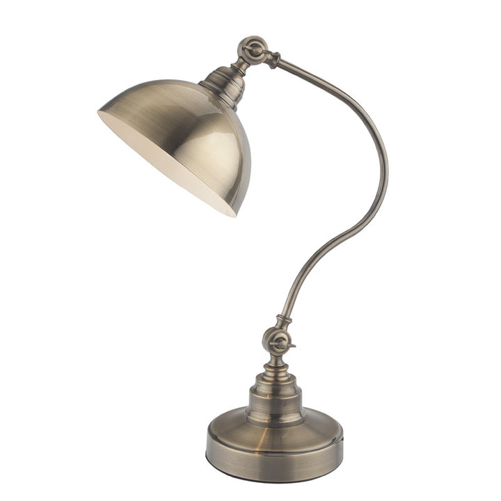 Adjustable Brass Reading Lamp