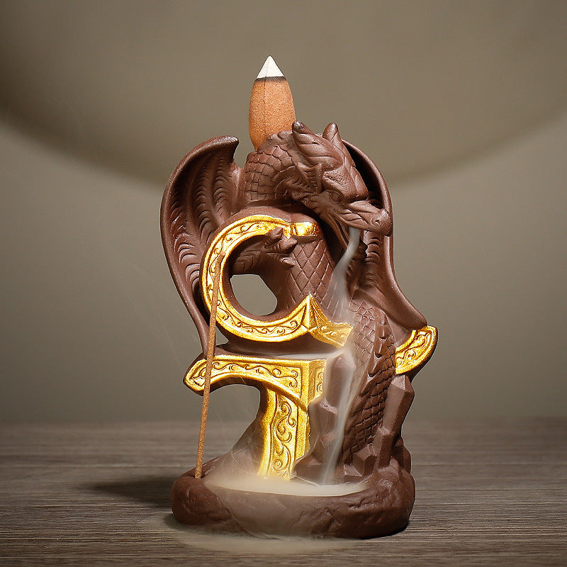 Decorative Dragon Theme Incense Holder