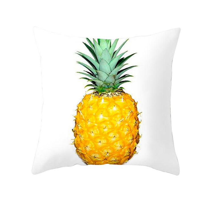 Geometric Interlocking Circle Square Pillow Cover Polyester Linen-Texture with Hidden Zipper