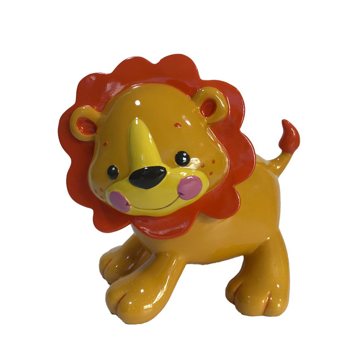 Playful Lion Figurine