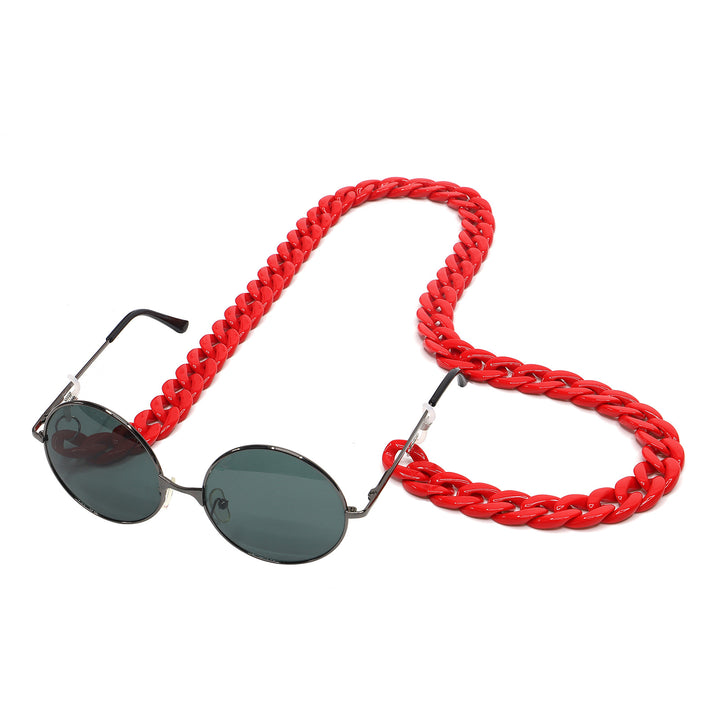 Colorful Oversized Acrylic Eyewear Chain Bowlift